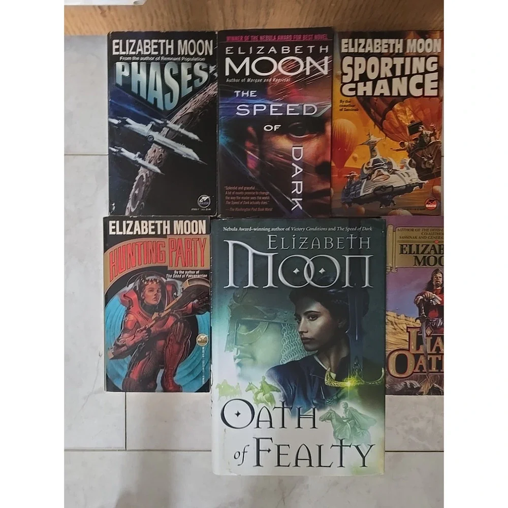 Lot of 6 Elizabeth Moon Fantasy Science Fiction‎ Paperback & Hardcover Books